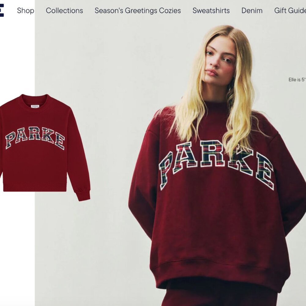 Parke Holiday Plaid Varsity Mockneck